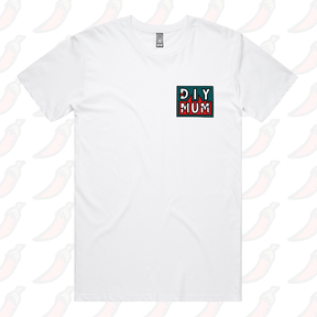 S / White / Small Front Design DIY Mum 🔨 – Men's T Shirt