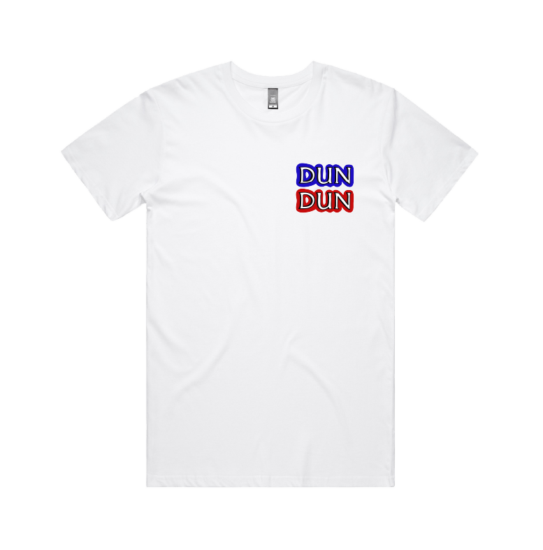 S / White / Small Front Design Dun Dun 🚔 - Men's T Shirt