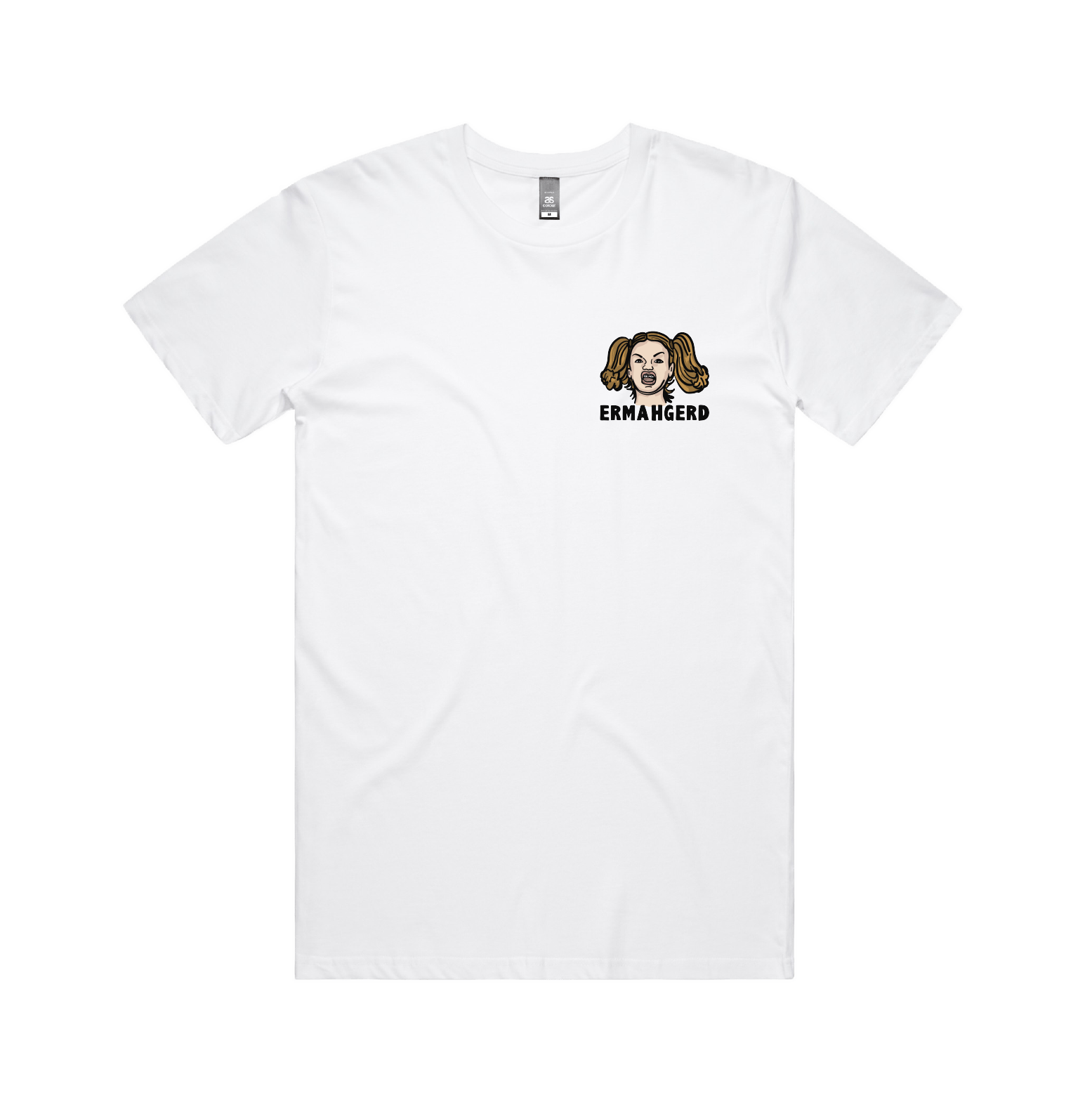 S / White / Small Front Design Ermahgerd! 🤓 - Men's T Shirt