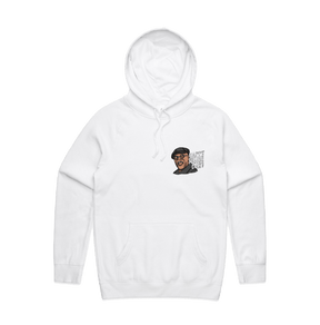 S / White / Small Front Design Happy Mother-F**king Day 💐 - Unisex Hoodie