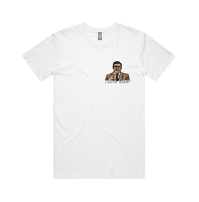 S / White / Small Front Design I Love Lamp ❤️ - Men's T Shirt
