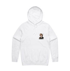 S / White / Small Front Design It's 5 o'clock Somewhere ⌚ - Unisex Hoodie