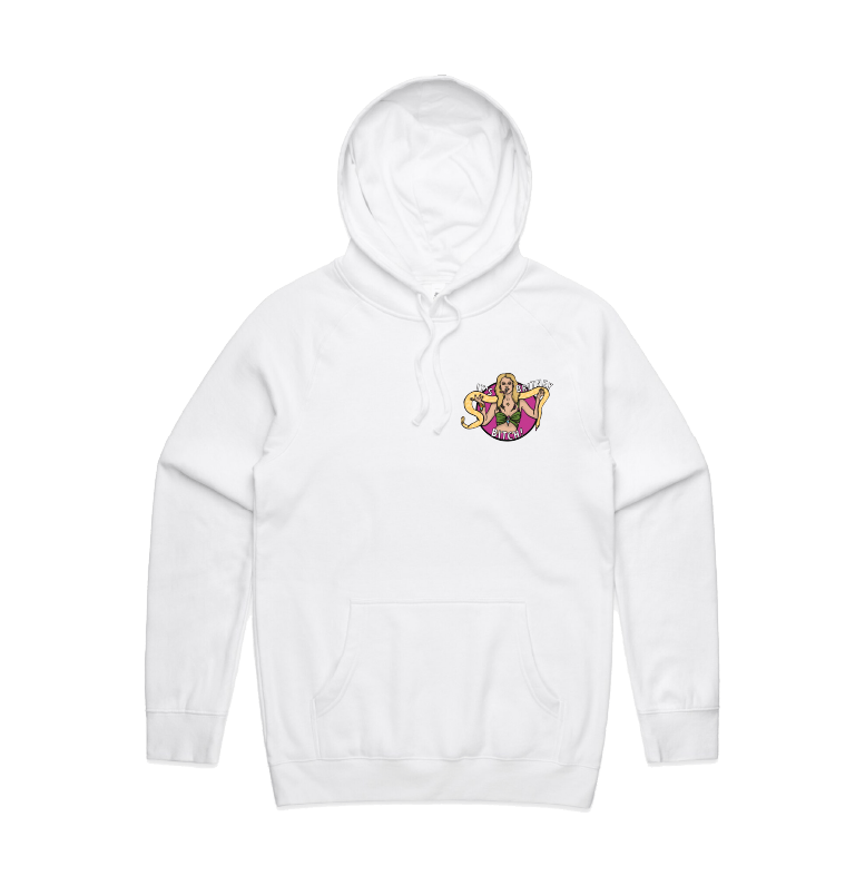 S / White / Small Front Design It's Britney 🐍 - Unisex Hoodie