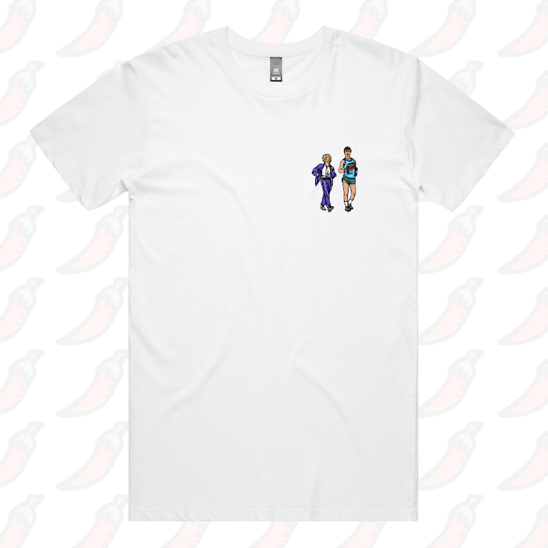 S / White / Small Front Design Kath & Kel 🚶‍♀️🚶‍♂️ - Men's T Shirt