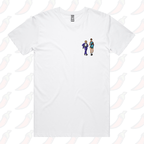 S / White / Small Front Design Kath & Kel 🚶‍♀️🚶‍♂️ - Men's T Shirt