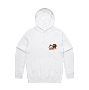 S / White / Small Front Design Milk Was A Bad Choice 🥛 - Unisex Hoodie