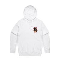 S / White / Small Front Design Momager 🕶️ - Unisex Hoodie