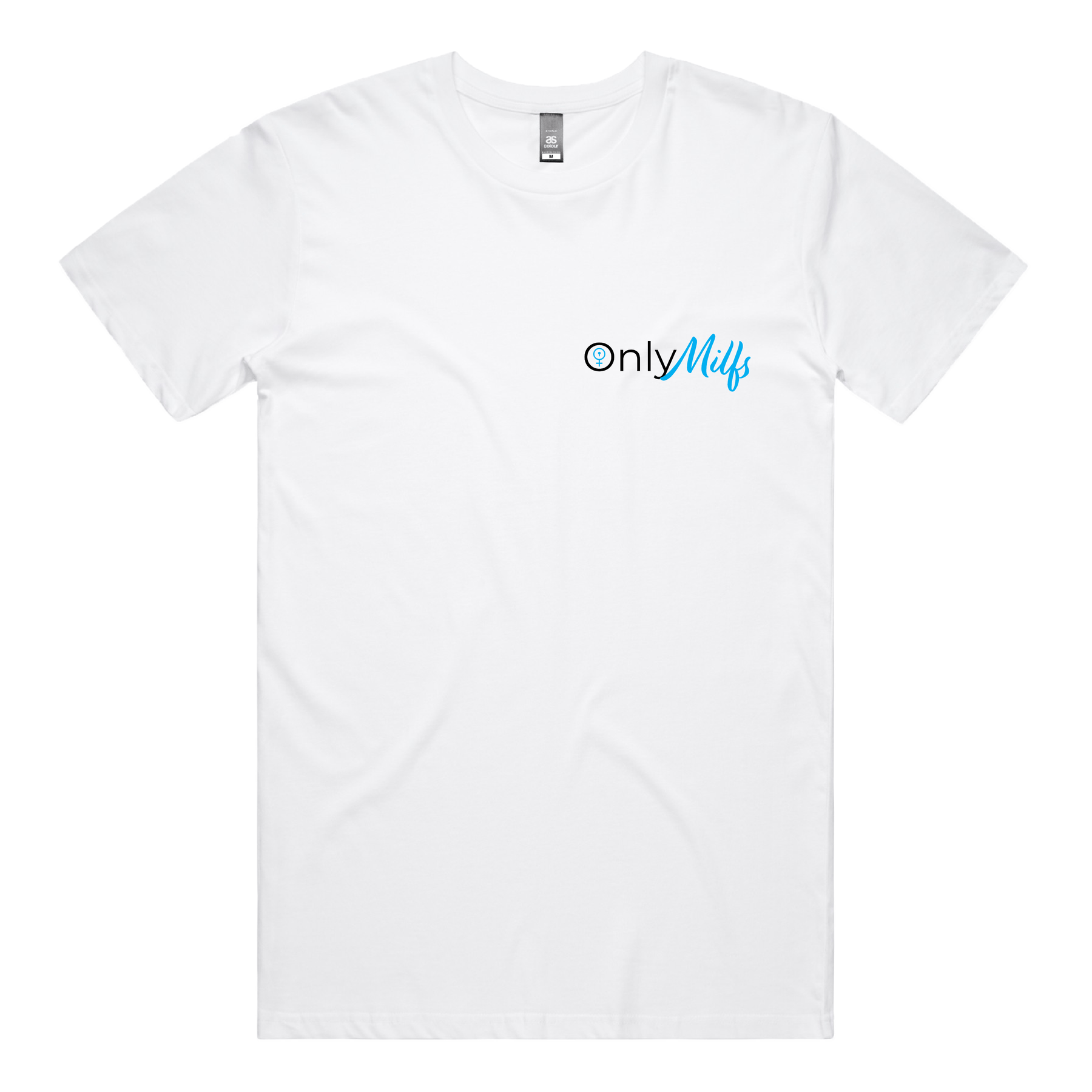 S / White / Small Front Design Only Milfs 👩‍👧‍👦👀 - Men's T Shirt