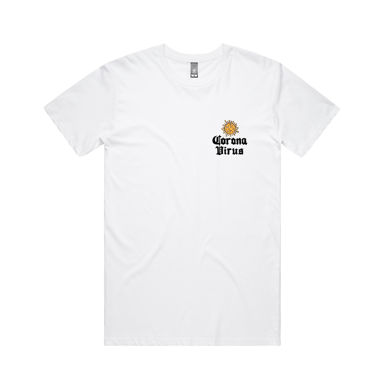 S / White / Small Front Design Rona Beer 🍺 - Men's T Shirt
