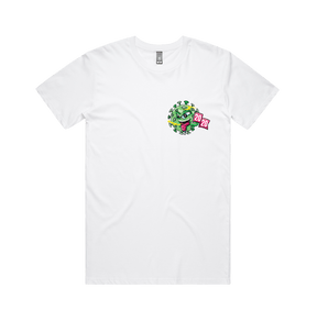 S / White / Small Front Design Rona Rally 2020 🏳️ - Men's T Shirt