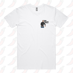 S / White / Small Front Design U Rock My World 👨🏾 - Men's T Shirt