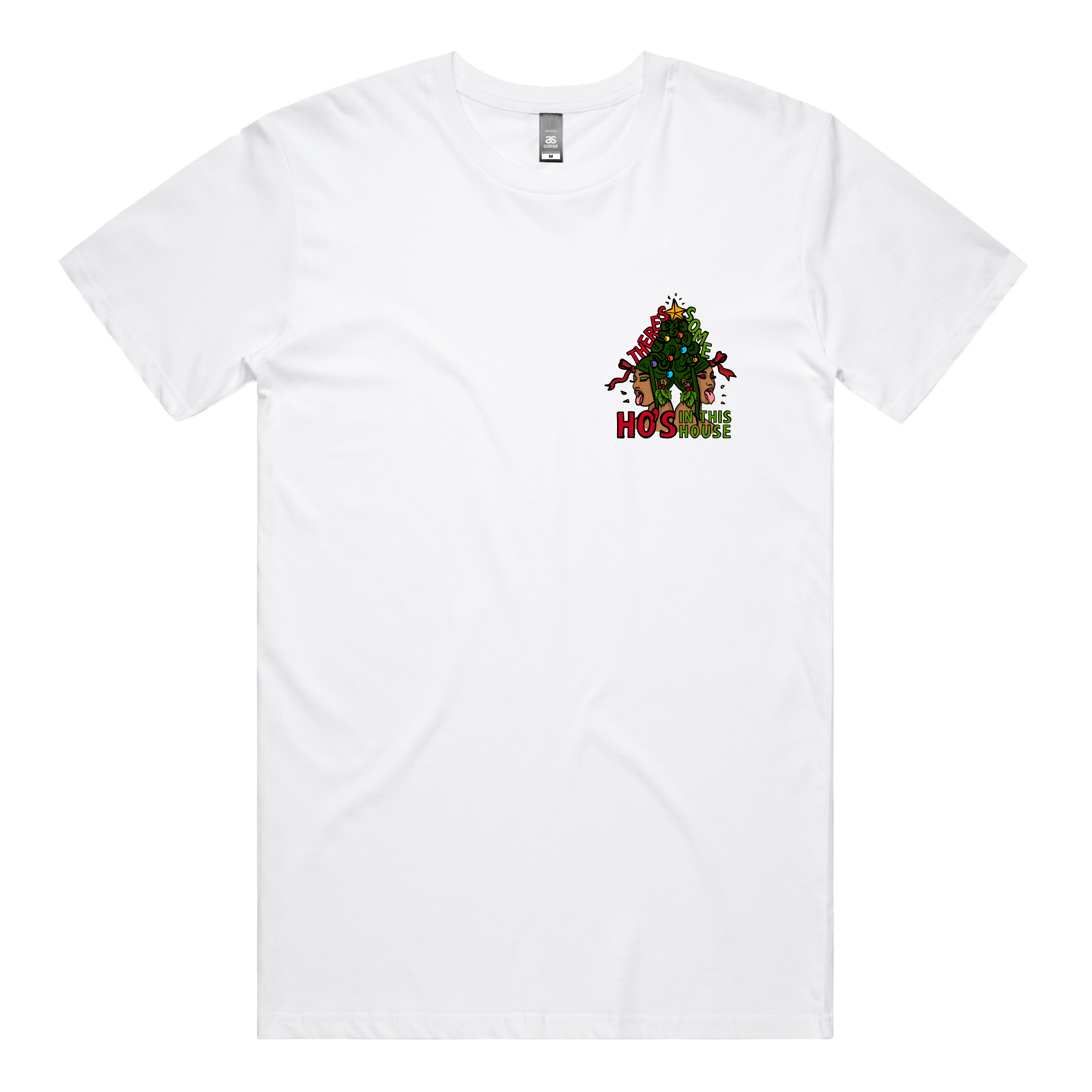 S / White / Small Front Design WAP Christmas 😻🎄 - Men's T Shirt
