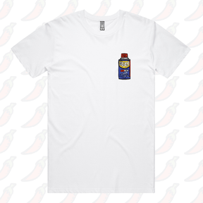 S / White / Small Front Design WD-420 🍀 –  Men's T Shirt
