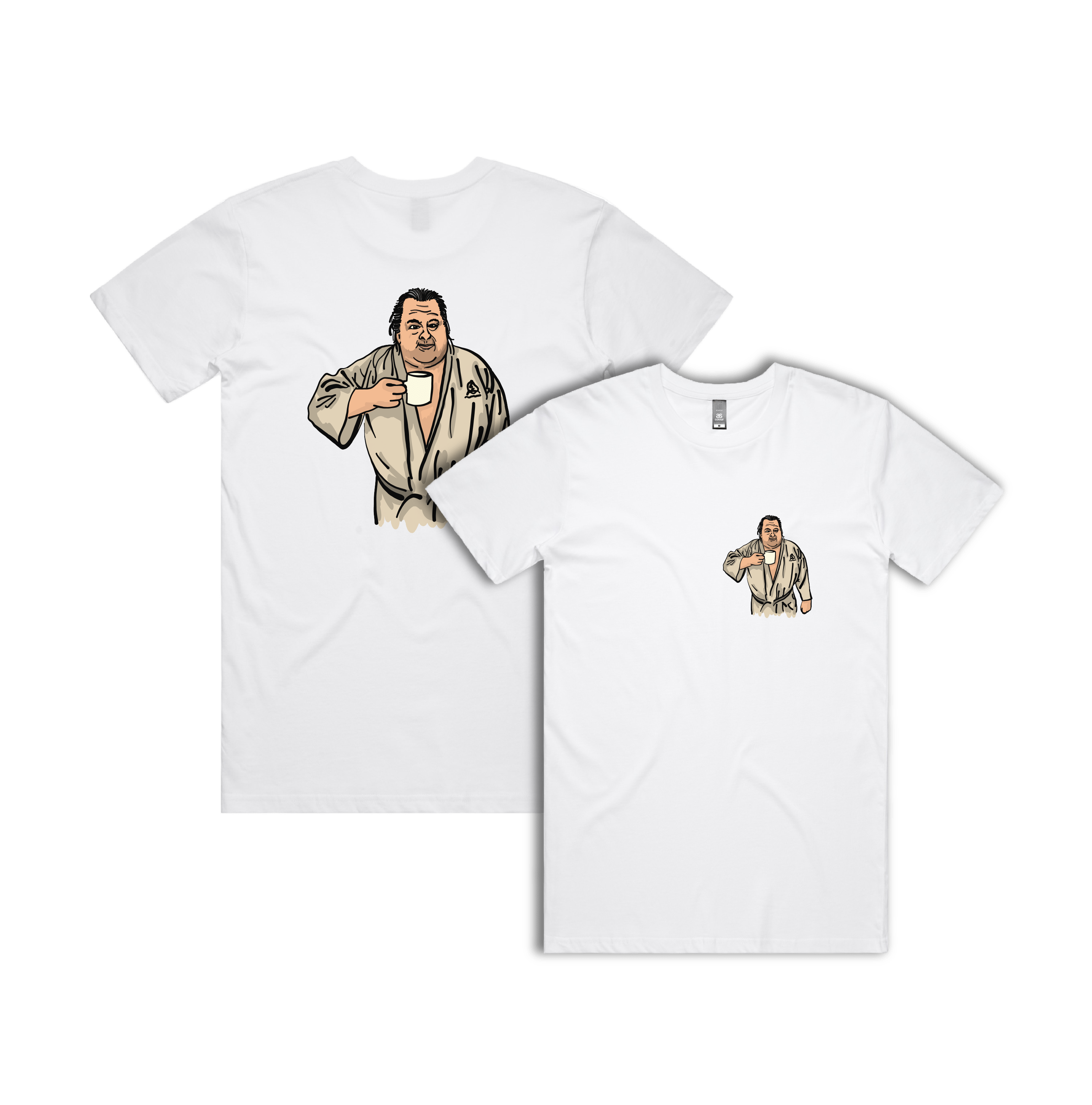 S / White / Small Front & Large Back Design Big Ed (90 Day Fiance) 🛺 - Men's T Shirt