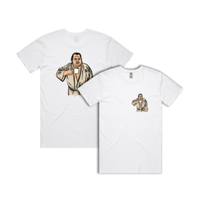 S / White / Small Front & Large Back Design Big Ed (90 Day Fiance) 🛺 - Men's T Shirt