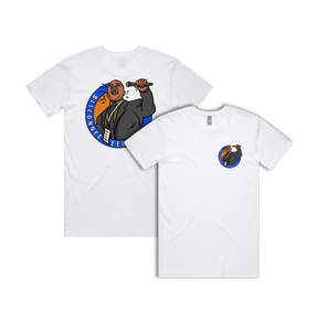 S / White / Small Front & Large Back Design Bitconnect 🎤 - Men's T Shirt