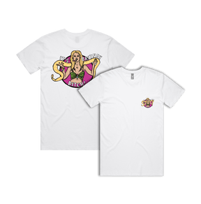 S / White / Small Front & Large Back Design It's Britney 🐍 - Men's T Shirt