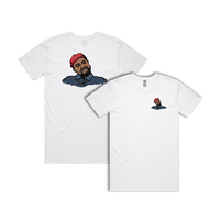 S / White / Small Front & Large Back Design Make America Yeezy Again 🦅 - Men's T Shirt