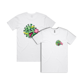 S / White / Small Front & Large Back Design Rona Rally 2020 🏳️ - Men's T Shirt