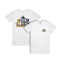 S / White / Small Front & Large Back Design Stumpfest 🪓 - Men's T Shirt