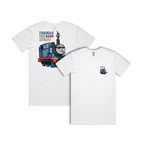 S / White / Small Front & Large Back Design Thomas The Dank Engine 🚂 - Men's T Shirt