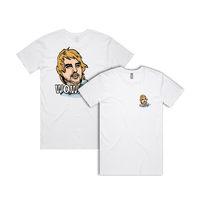 S / White / Small Front & Large Back Design Wow 😲 - Men's T Shirt