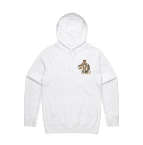 S / White / Small Front Print Big Ed (90 Day Fiance) 🛺 - Unisex Hoodie