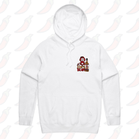 S / White / Small Front Print Jim’s Beam 🥃👍 – Unisex Hoodie