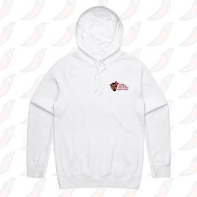 S / White / Small Front Print Kanye Love 🙌🏿 - Unisex Hoodie