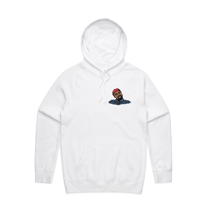 S / White / Small Front Print Make America Yeezy Again 🦅 - Unisex Hoodie