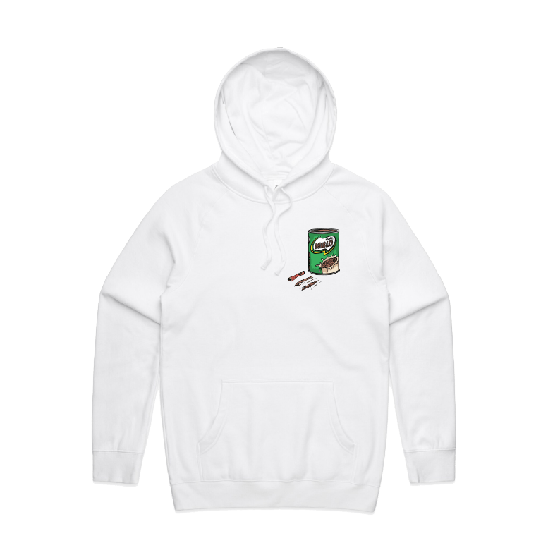 S / White / Small Front Print MIBLO 🥛 - Unisex Hoodie