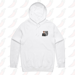 S / White / Small Front Print Rick Roll 🎵 - Unisex Hoodie
