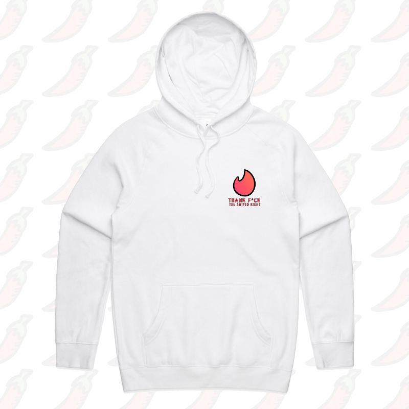 S / White / Small Front Print Swipe Right 🔥- Unisex Hoodie