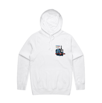S / White / Small Front Print Thomas The Dank Engine 🚂 - Unisex Hoodie