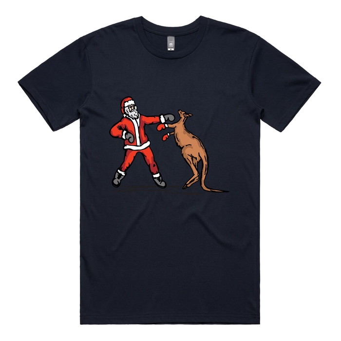 Santa Boxing Roo 🎅🥊🦘 – Men's T Shirt