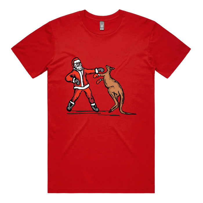 Santa Boxing Roo 🎅🥊🦘 – Men's T Shirt