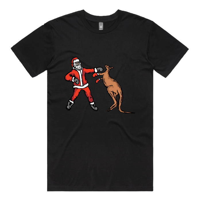 Santa Boxing Roo 🎅🥊🦘 – Men's T Shirt