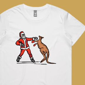 Santa Boxing Roo 🎅🥊🦘 – Women's T Shirt