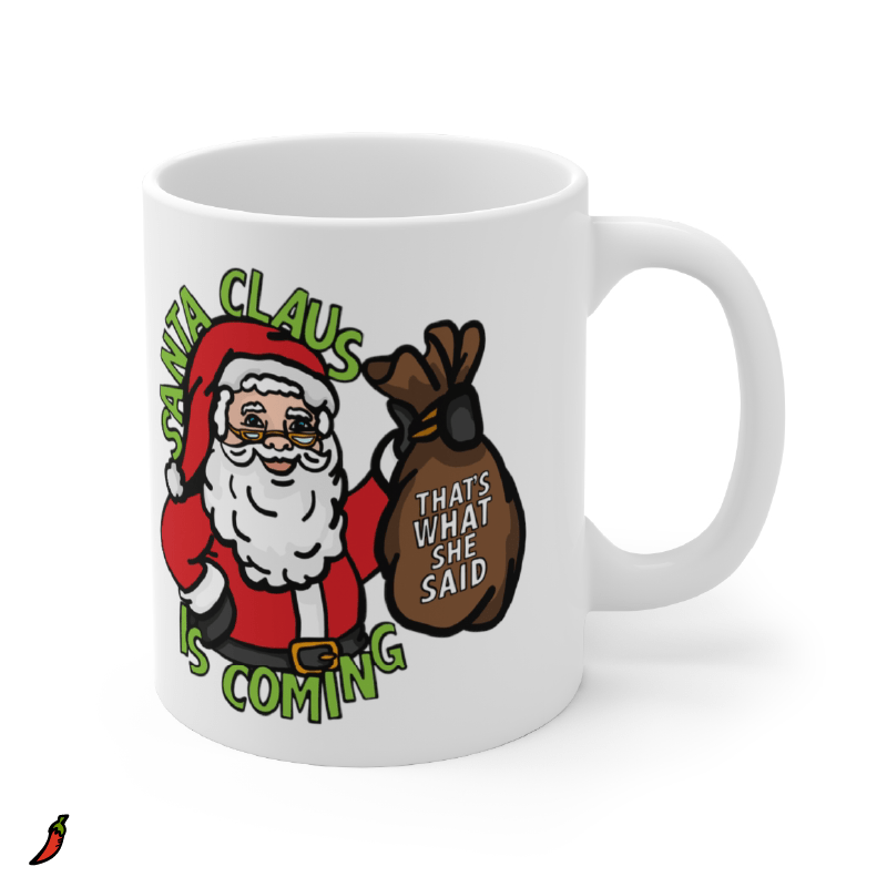 Santa is Coming 🎅🎄- Coffee Mug