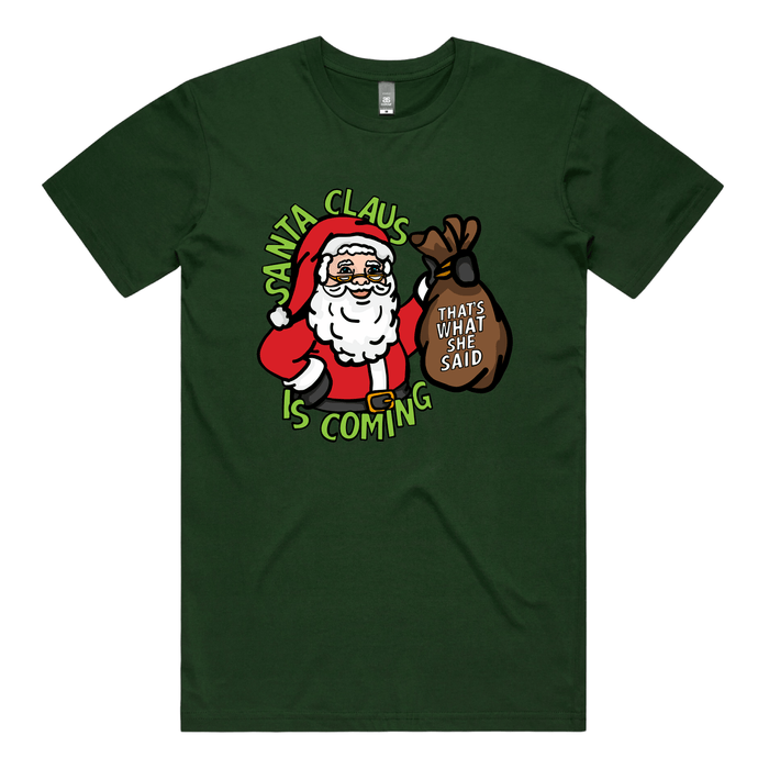 Santa is Coming 🎅🎄 - Men's T Shirt