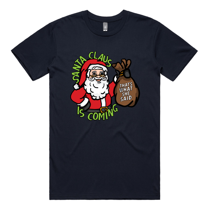 Santa is Coming 🎅🎄 - Men's T Shirt