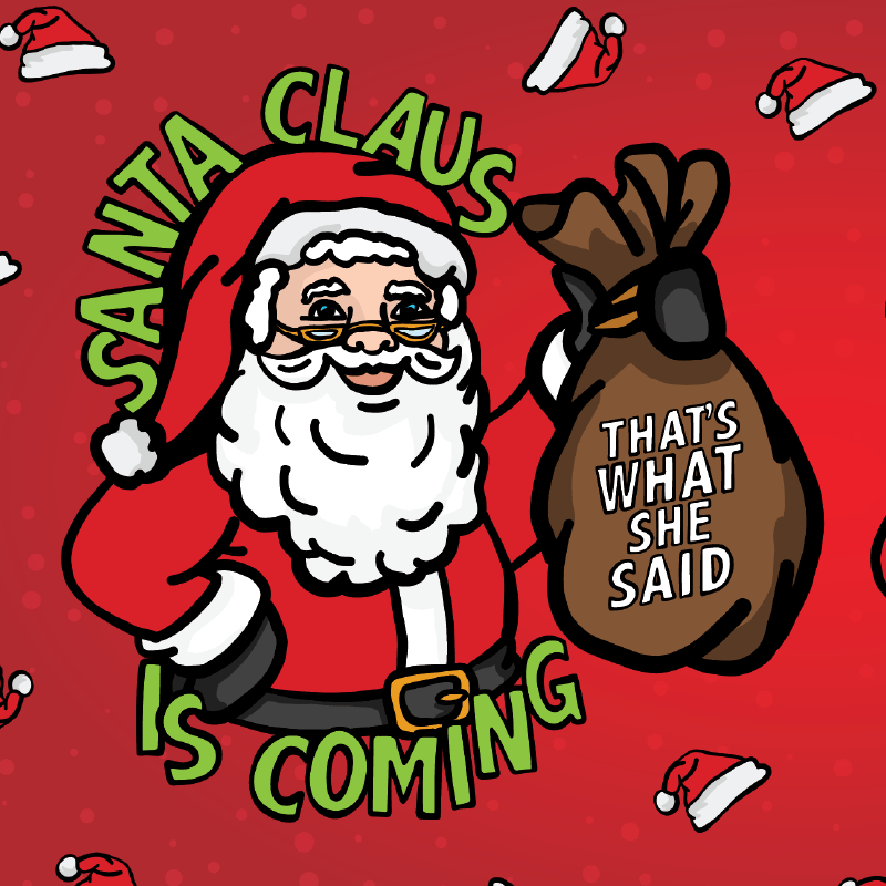 Santa is Coming 🎅🎄- Stubby Holder