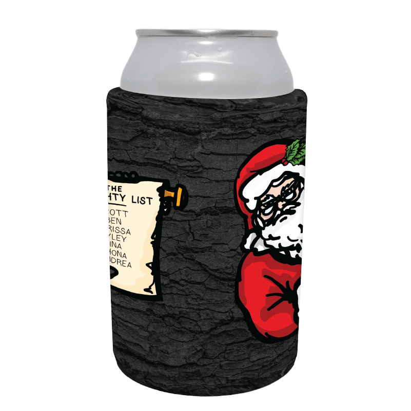 Santa's Naughty List 📜🎅 - Personalised Stubby Holder