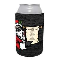 Santa's Naughty List 📜🎅 - Personalised Stubby Holder