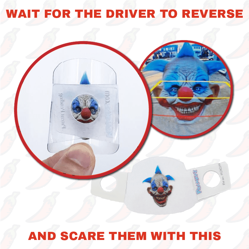 Scary Clown 🤡 - Reverse Camera Car Prank (2 Pack!)