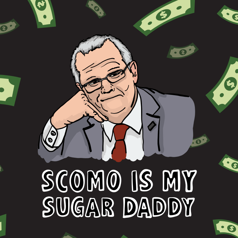 Scomo Sugar Daddy 💸 - Stubby Holder