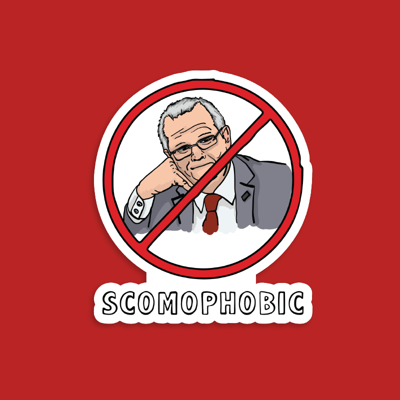 Scomophobic 🚫 - Sticker