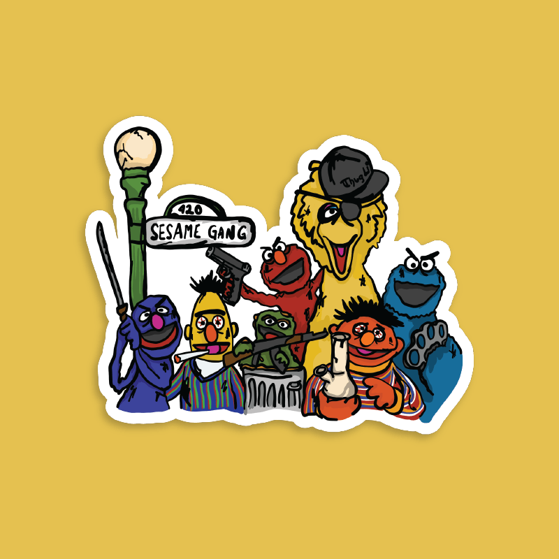 Sesame Gang 🥴 - Sticker