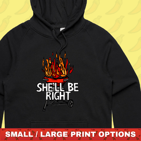 She’ll Be Right BBQ 🤷🔥 – Unisex Hoodie