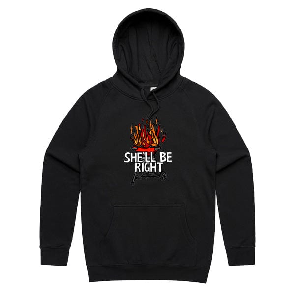 She’ll Be Right BBQ 🤷🔥 – Unisex Hoodie